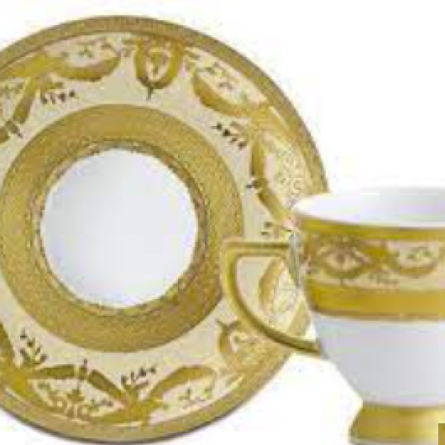 Набір для кави Imperial Gold - Creme на 6 персон, 12 предметів - Zepter-Trade